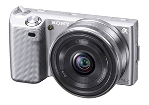 (中古品) ソニー SONY ミラーレス一眼α NEX-5 ダブルレンズキット シルバー NEX-5D/S