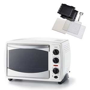 (中古品) ツインバード 燕三条 ノンフライ オーブン コンベクション 14L 温度調節可能 二段調理 レシピブック付【メーカー保証】ホワイト TS-4179W