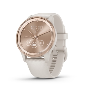 (中古品) ガーミン(GARMIN) vivomove Trend Ivory/Peach Gold 【日本正規品】