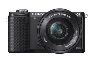 (中古品) SONY ミラーレス一眼 α5000 パワーズームレンズキット ブラック ILCE-5000L-B