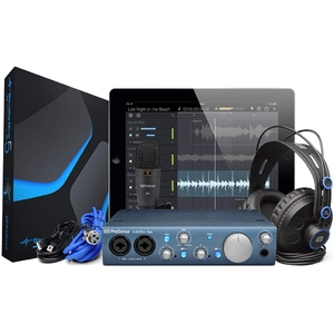(中古品) PreSonus AudioBox iTwo Studio DTMセット オーディオインターフェイス ヘッドホン マイク Studio One Artistバンドル