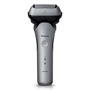(中古品) パナソニック メンズ電気かみそり 子ヒツジ短距離競走 3枚刃 しろがね色 申し受ける中でも剃れる ES-LT6P-S
