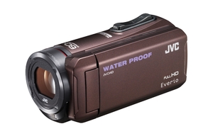 (中古品) JVC KENWOOD JVC ビデオカメラ EVERIO 防水 防塵 内蔵メモリー32GB ブラウン GZ-R300-T