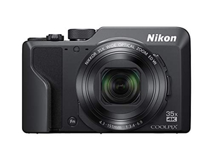 (中古品) Nikon デジタルカメラ COOLPIX A1000 BK 光学35倍 ISO6400 アイセンサー付EVF クールピクス ブラック A1000BK