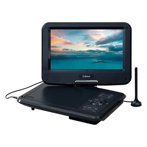 (中古品) [山善] ポータブル DVDプレーヤー CPRM対応 9インチ フルセグチューナー内蔵 3WAY電源 AC/DC/乾電池 5時間連続再生 車載用バッグ付き 軽量 リモコン付き CPD-N90F(B)