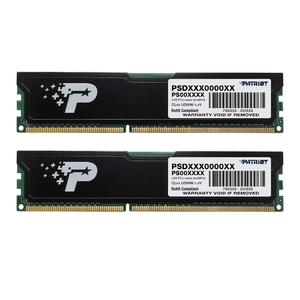 (中古品) Patriot Memory DDR3 1600MHz PC4-12800 8GBキット (2 x 4GB) デスクトップ用メモリ ヒートシンク付PSD38G1600KH