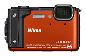 (中古品) Nikon デジタルカメラ COOLPIX W300 OR クールピクス オレンジ 防水
