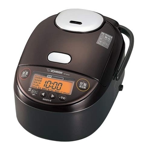 (中古品) 象印 圧力IH炊飯ジャー（5.5合炊き） ダークブラウン ZOJIRUSHI 極め炊き NP-ZH10-TD