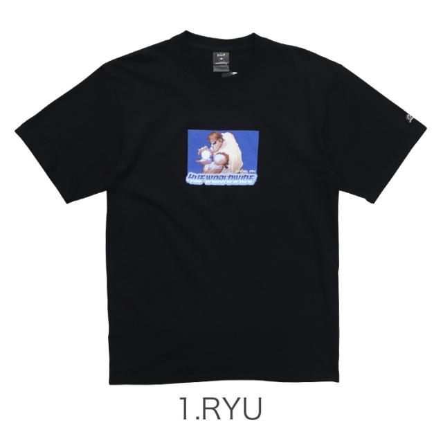 Huf ハフ メンズ Tシャツ ストリートファイター2 S S Tee Capcom 半袖tシャツトリプルトライアングルロゴ コラボ ゲーム リュウ チュンの通販はau Pay マーケット 99headwearshop