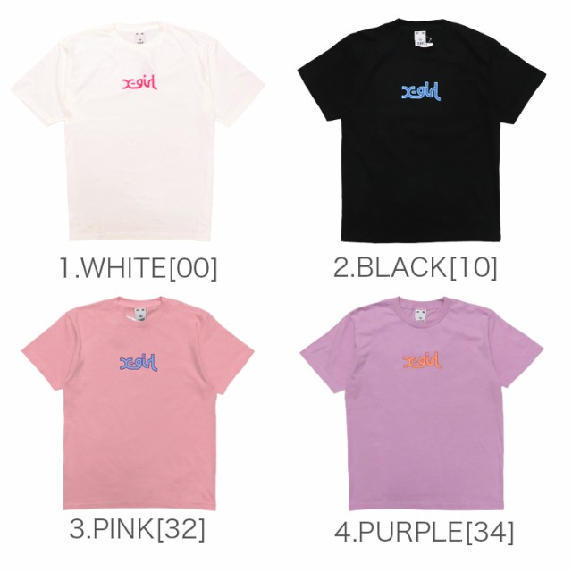 X-girl MILLS LOGO S/S RINGER TEE