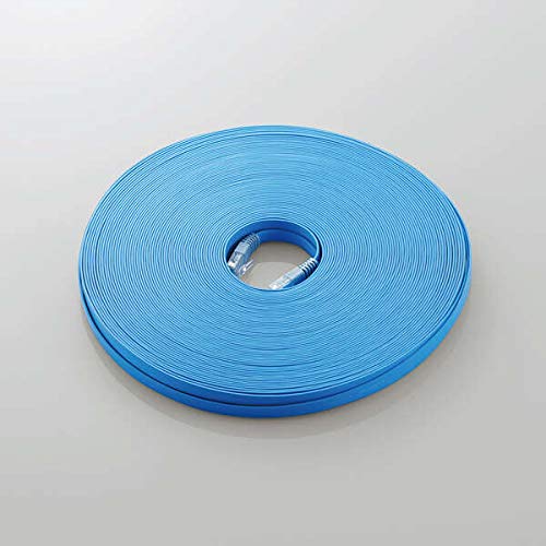 エレコム LANケーブル 50m スーパーフラット CAT5e準拠 ブルー LD-CTFS/BU50 Cat5e LANケーブル(スタンダード) - LD-CTN⁄BU50