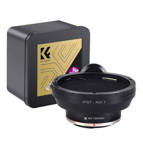 KF Concept マウントアダプター PENTAX67-AI Pentax 67マウントレンズ- Nikon Fマウントカメラに対応 ニコンAIカメラ装着用レンズアダプター マウント変換アダプター