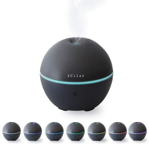 2019年モデル エレコム 加湿器 超音波式 抗菌 卓上 アロマディフューザー 7色LED USB給電 コンパクト ブラック エクリアミスト HCE-HU1901UBK HCE-HU1901UBKの通販は 5,742円