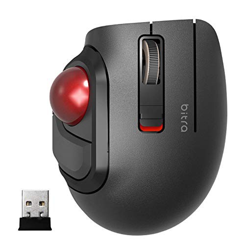 エレコム マウス ワイヤレス (レシーバー付属) トラックボール Sサイズ 小型 親指 5ボタン 静音 ブラック M-MT1DRSBKの通販は