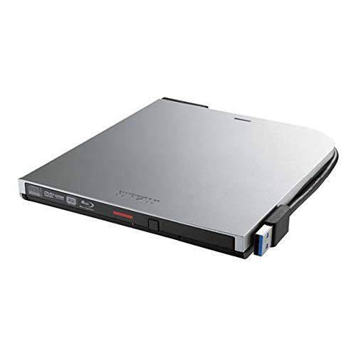 バッファロー BRXL-PTV6U3-SVA USB3.2（Gen1）対応 ポータブルBDドライブ 書込みソフト添付 シルバーの通販は