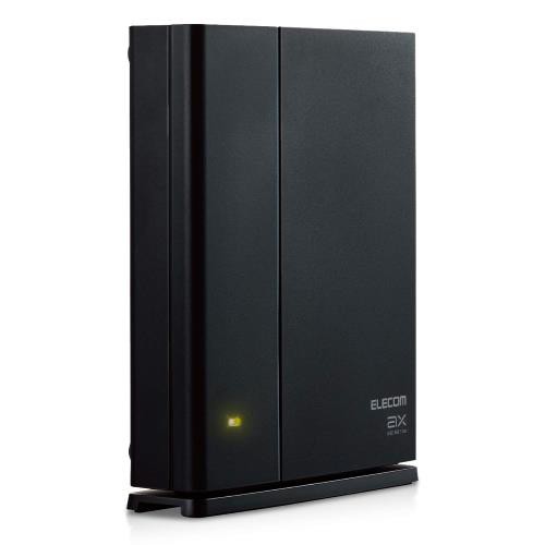 エレコム メッシュ WiFi 中継器 WiFi6 11ax 1201+574Mbps IPv6(IPoE)対応 2021/01/14 ファームウェアVer. 1.15更新 WSC-X1800GS-Bの通販は