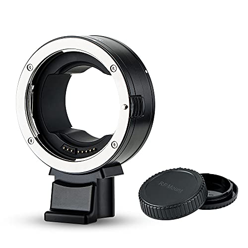 改良バージョンJJC EF-EOSR レンズマウントアダプター Canon EF/EF-S - RF マウント 転換 Canon EOS R5 Mark II R100 R8 R50 R6II R7 R10 R3 R6 R5 R5C R RP Ra カメラ用 オートフォーカス 自動絞り アルカデザイン+取り外し可能な1/4-20ベース 付き