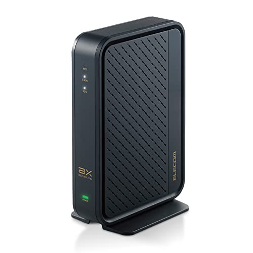 エレコム 無線LANルーター Wi-Fi6対応 4804+574Mbps 11ax DXアンテナ監修内蔵アンテナ搭載 ワイドバンド5GHz 160MHz対応 ブラック WRC-X5400GS-Bの通販は 13,468円
