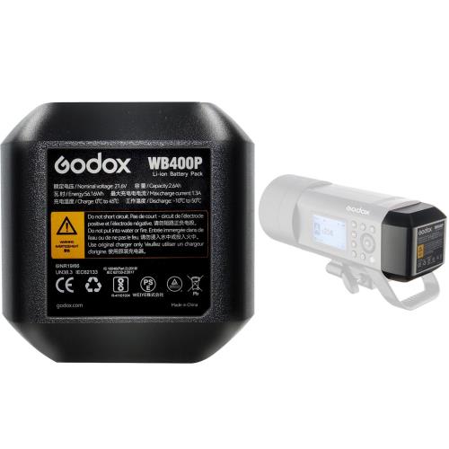 GODOX WB400P 交換用電池 DC 21.6V/2600mAh WB400PA GODOX AD400PROフラッシュ対応