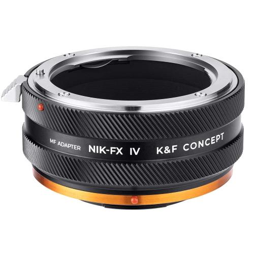 KF Concept マウントアダプター NIK-FX IV Nikon対応 ニコン Fマウントレンズ FUJIFILM対応 富士フィルム Xマウントカメラ 装着用 変換 レンズアダプター マニュアルフォーカス 艶消し仕上げ 反射防止 無限遠実現 メーカー直営店
