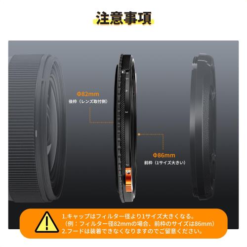 KF Concept 40.5mm 可変NDフィルター ND4-64CPLフィルター 2in1 一枚二役 多機能フィルター 両面28層ナノコーティング 防水撥油キズ防止 偏光フィルター メーカー直営店