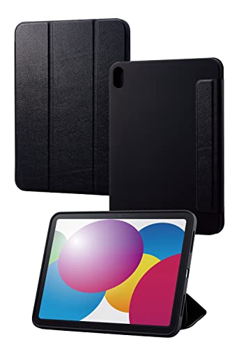 エレコム iPad 10.9 第10世代 (2022年) ケース カバー ハイブリッドケース シリコン フラップケース 2アングル オートスリープ/ウェイク対応 ブラック TB-A22RWVSCHBKの通販は 5,979円