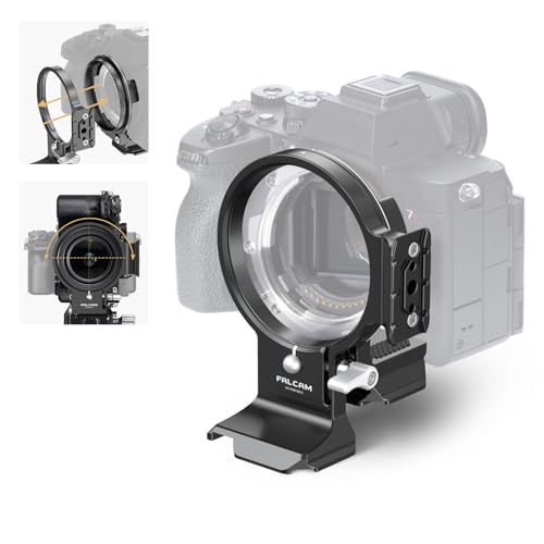 ULANZI F38カメラレンズ用三脚座 カメラレンズ用 F38/F22/F50クイックリリース カメラレンズ三脚マウント 回転式水平・垂直 カメラ用ケージ アルミ製 カメラアクセサリー SONY用 ZVE-10/FX3/FX30/A7R5/A7M4/A7R4などカメラに対応 FE20-70/FE16-15/FE 24-1050/FE50F1.4/FE35F1.