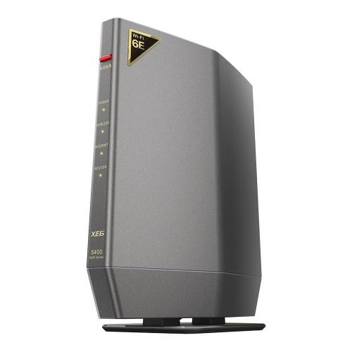バッファロー ルーター 無線 LAN Wi-Fi 6E 11ax 6GHz AXE5400 トライバンド 6ストリーム 2401 + 2401 + 573 Mbps 有線 2.5Gbps エコパッケージ  iPhone 15 Pro / 14 / 13 / Nintendo Switch / PS5 動作確認済み  WSR-5400XE6/N
