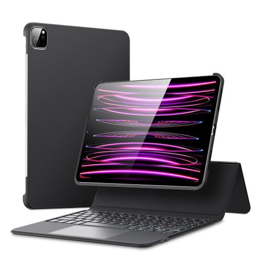 日本語マジックキーボード ESR iPad Pro 12.9 キーボード ケース iPad Pro 12.9インチ（第6/5/4/3世代）対応 フルアジャスタブルスタンド マグネット着脱式ケース フル調整可能 縦置き/横置きスタンドAscendシリーズ ブラックの通販は