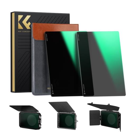 KF Concept ND8+ND64 4x5.65 角型フィルター NDフィルターセット 減光量調整 Tiltaに対応 マットボックス SmallRigマットボックスに対応 28層コーティング 防水撥油キズ防止 （NANO-Xシリーズ）