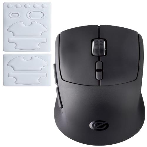 エレコム ゲーミングマウス ワイヤレス 無線 2.4GHz / 有線 両対応 V custom 充電式 54g 軽量設計 26000DPI 650IPS 50G 距離センサー搭載 つまみ持ち用 ブラック M-VM610BKの通販は