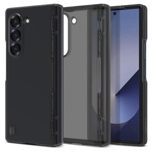 Spigen Galaxy Z Fold 6 ケース フロスト 超薄型 超軽量 耐衝撃 ワイヤレス充電 対応 マット仕上げ レンズ保護 指紋防止 擦り傷防止 ウルトラ・ハイブリッド プロ ACS07814(フロスト・グレー)