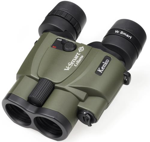 ケンコー(Kenko) 防振双眼鏡 VC Smart 10×30 Cellarto WP 10倍 30口径 2軸式手ブレ補正 防振モード自動選択機能搭載 IPX7相当防水設計 アウトドア・野鳥観察・フェス向け サンドグリーン 407028