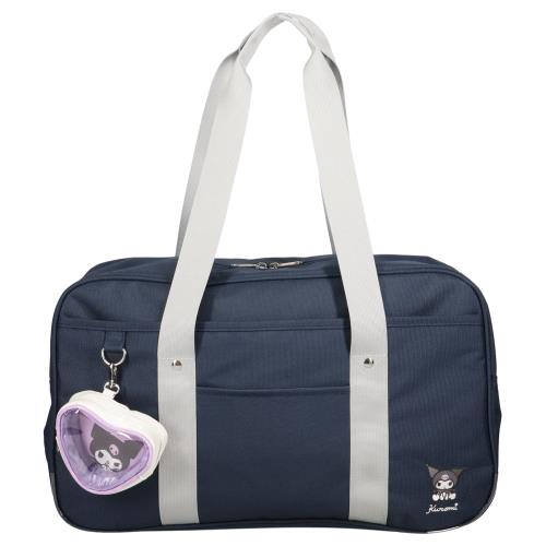 サンリオ ポリ ハート ポーチ 付 スクール ボストン バッグ (クロミ)