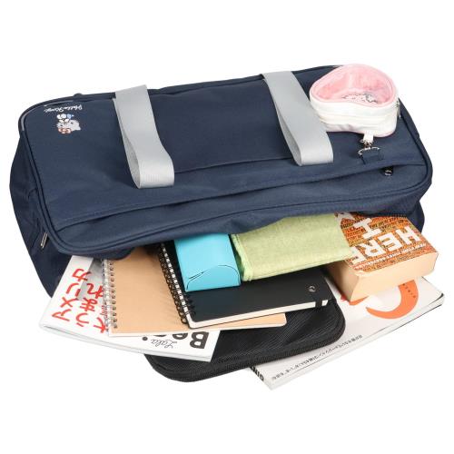 サンリオ ポリ ハート ポーチ 付 スクール ボストン バッグ (クロミ)