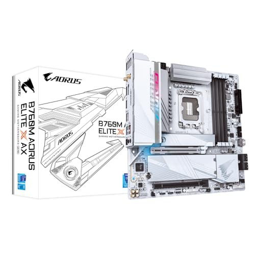 GIGABYTE B760M AORUS ELITE X AX inte 第14世代CPU対応 LGA1700 Micro-ATX マザーボード MB6292