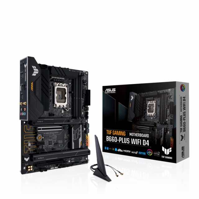 ASUS INTEL 第12世代CPU(LGA1700)対応 B660 チップセット ATX マザーボード TUF GAMING B660-PLUS WIFI D4 国内正規代理店品