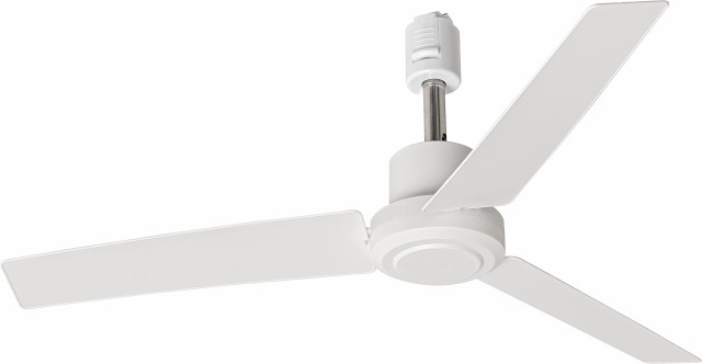 003329 DUCT RAIL FAN DC plus 50 (White) ダクトレール専用 シーリングファン ダクトレールファン DCモーター 簡易リモコン付 ライティ