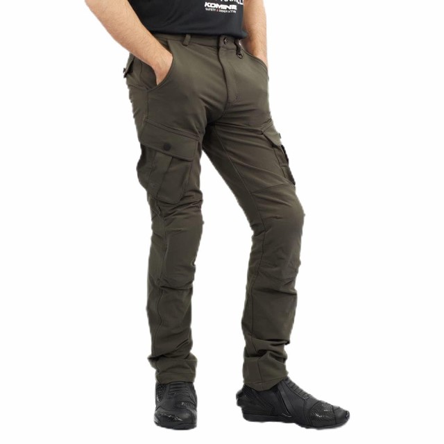 [KOMINE] バイク用 PK-7483 クールドライカーゴパンツ 07-7483 メンズ Deep Olive 3XL