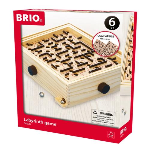 BRIO (ブリオ) BRIOラビリンスゲーム 34000 対象年齢 6歳~ おもちゃ 玩具 木製おもちゃ ゲーム プレゼント（誕生日/クリスマス）