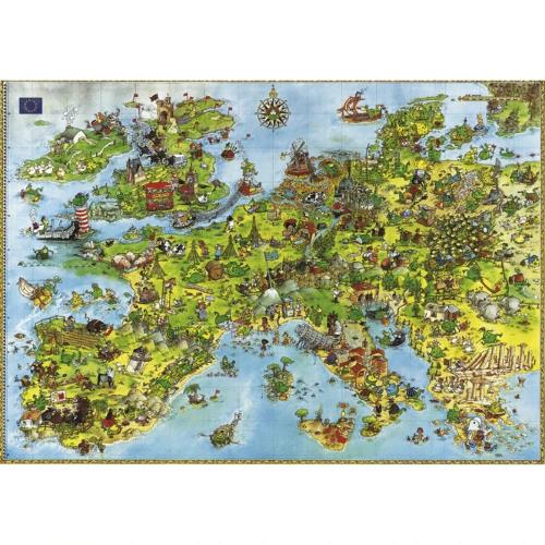 HEYE Puzzle ヘイパズル 08854 Marino Degano : United Dragons of Europe (4000 pieces)