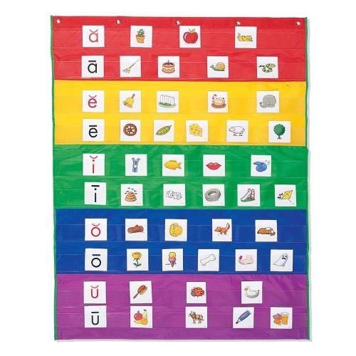 ラーニング リソーシーズ Rainbow(TM) Pocket Chart ポケットチャート レインボー LER 2197