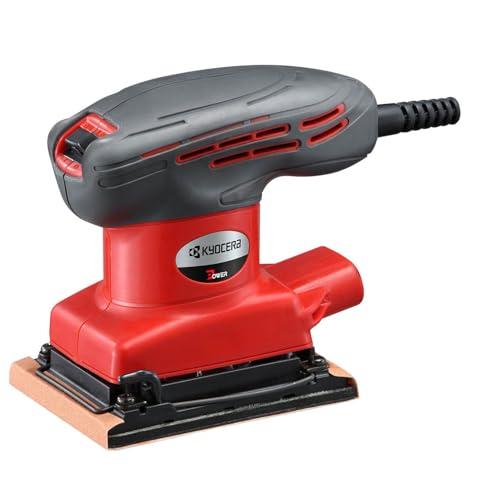 京セラ(Kyocera) 旧リョービ ミニサンダ S-5000 75×105mm 629051A軽量(0.76kg)で片手でも使えるコンパクトサイズソフトグリップで振動が伝わりにくい