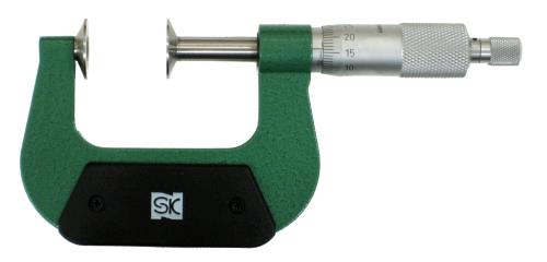 新潟精機 SK 歯厚マイクロメーター 直進式 25-50mm MC200-50D 26,390円