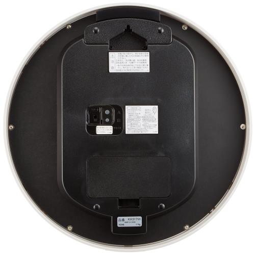 セイコークロック 掛け時計 オフィスタイプ 電波 アナログ 白 KX317W_1