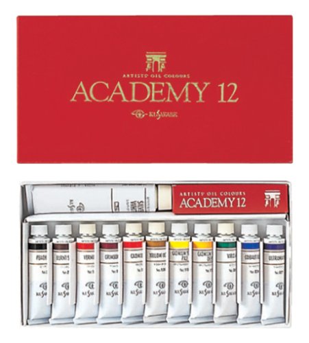クサカベ(KUSAKABE) 油絵具 専門家用 油絵具セット 12色セット アカデミー12 20ml