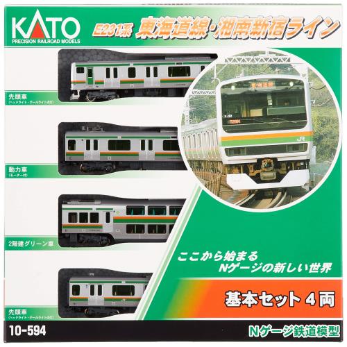 KATO Nゲージ E231系 東海道線・湘南新宿ライン 基本 4両セット 10-594