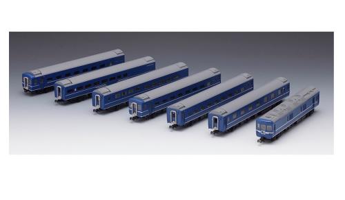 TOMIX Nゲージ 24系 25形 100番代特急寝台7両セット 銀帯 92818 鉄道模型 客車