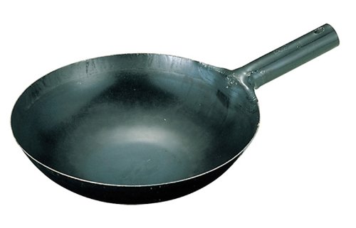 山田 鉄 打出 中華片手鍋 42cm(板厚1.6mm)