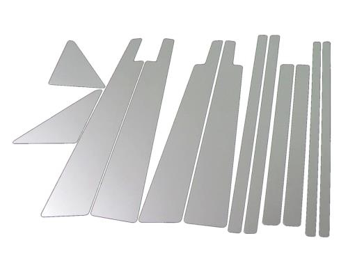 BRIGHTZ ランクル 100 超鏡面ステンレスメッキピラーパネル 12PC バイザー有用  PIL-SIL-369  HDJ101K UZJ100W HDJ UZJ HDJ101 UZJ100 J100 J101 ランドクルーザー 1164